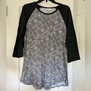 Lularoe randy 3/4 sleeve tee